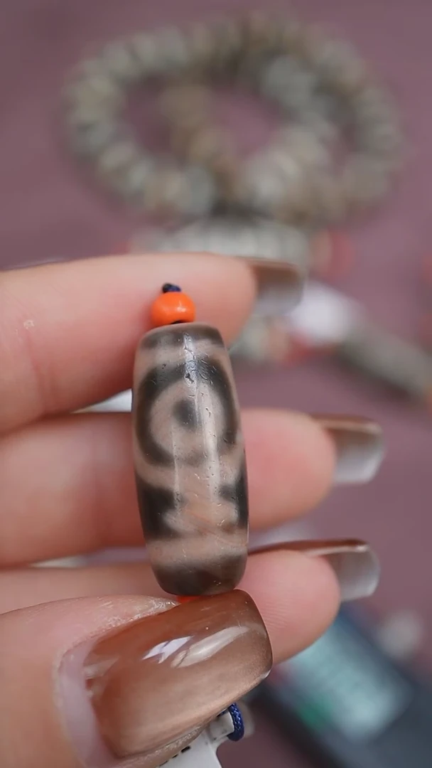 【闪购商品】玛瑙/玉髓颈饰未镶嵌蚀花玛瑙珠定制编绳