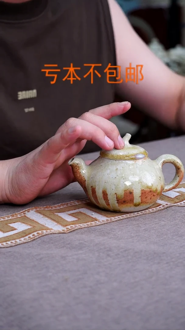 茶壶紫砂宜兴紫砂柴烧力飒飒