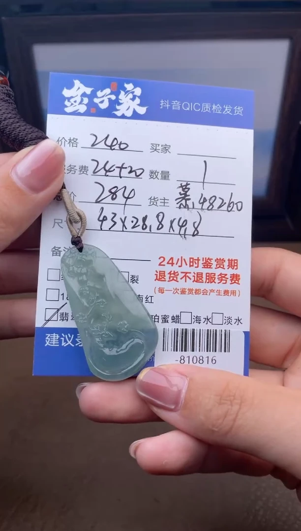 颈饰未镶嵌翡翠多人-810816