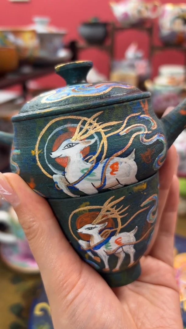 【闪购商品】洞主柴烧九色鹿套组