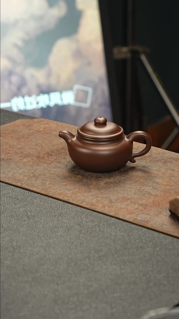 茶壶紫砂仿古 紫泥