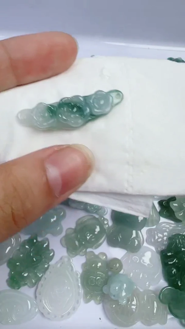 散珠翡翠765号链接，A货翡翠