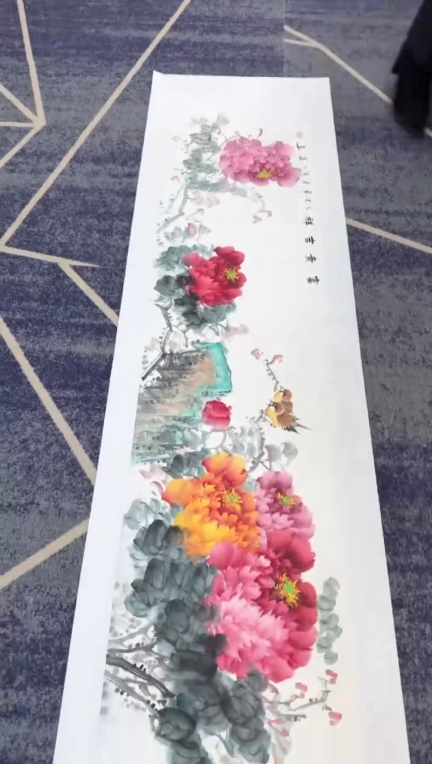 国画作品山水花鸟