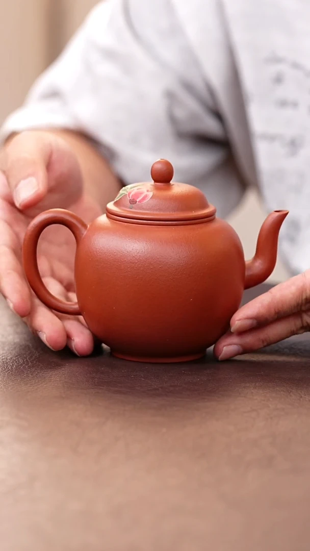 茶杯紫砂原矿美人尖紫砂壶