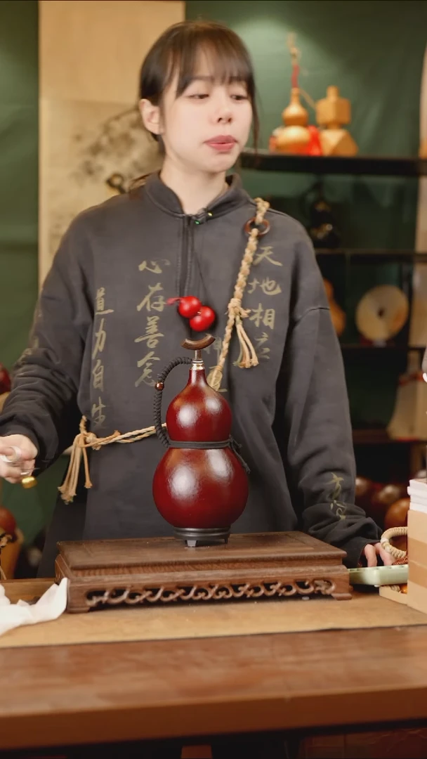 180号精品天然大漆酒葫芦一物一拍~