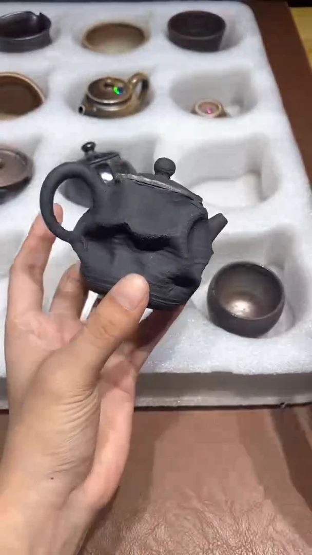 哟****儿奢瓷/瑞寅柴烧茶器（壶）996