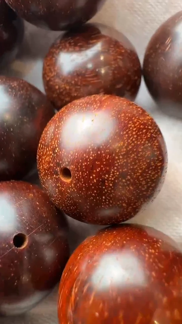 檀香紫檀（小叶紫檀）其他用****613颗紫檀珠18mm