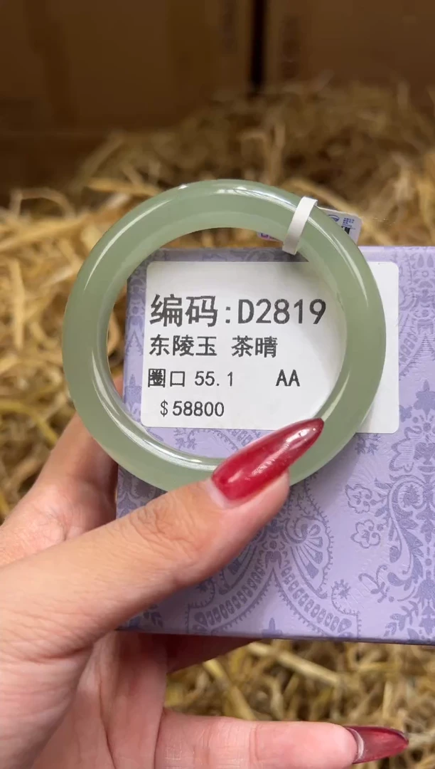 未镶嵌手镯石英质玉D2819