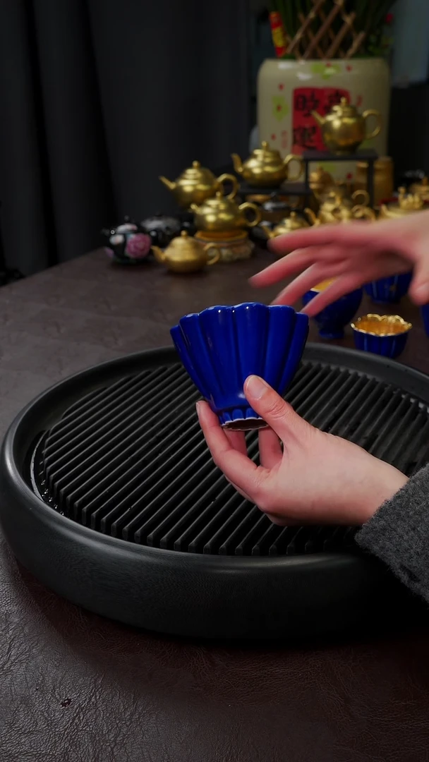 【闪购商品】杯【宜景窑蓝宝王子】大宝钏