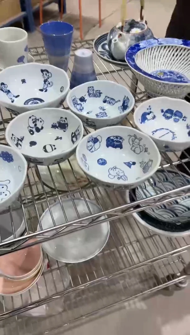 【闪购商品】瓷片（B）白山ナッツボール　とり