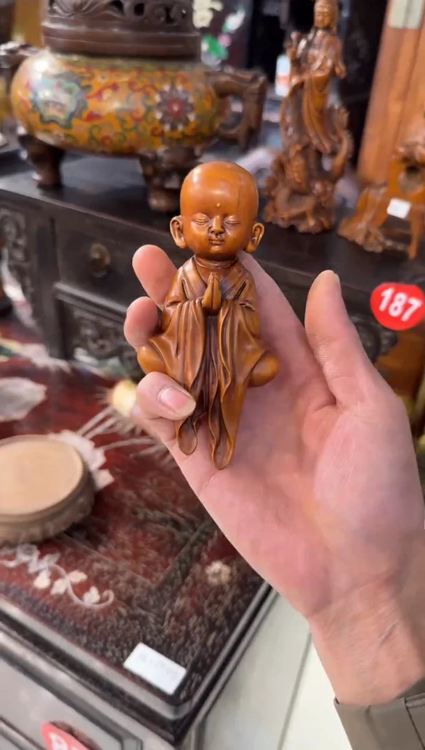 木木头款黄杨沙弥158