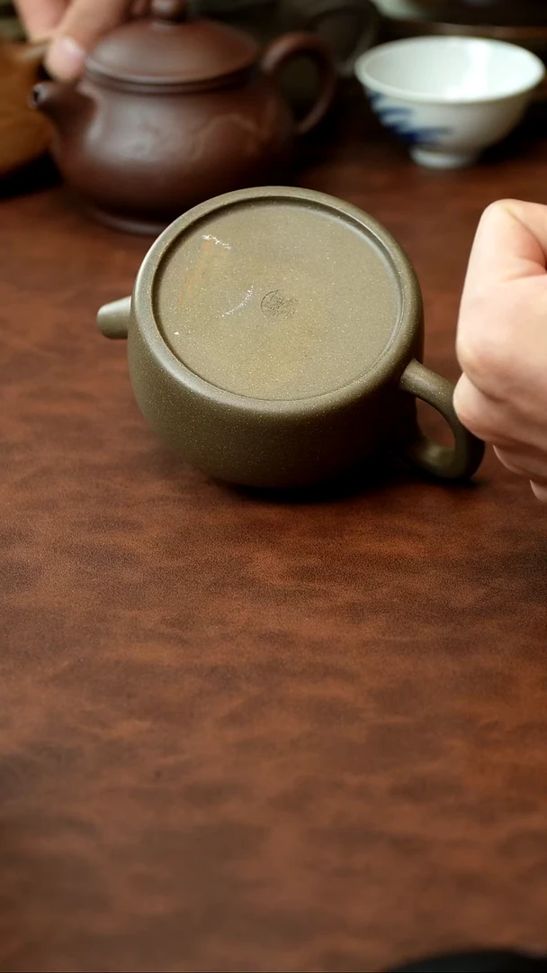 茶壶紫砂老**车原矿宜兴紫砂茶壶花泥 200德钟青段