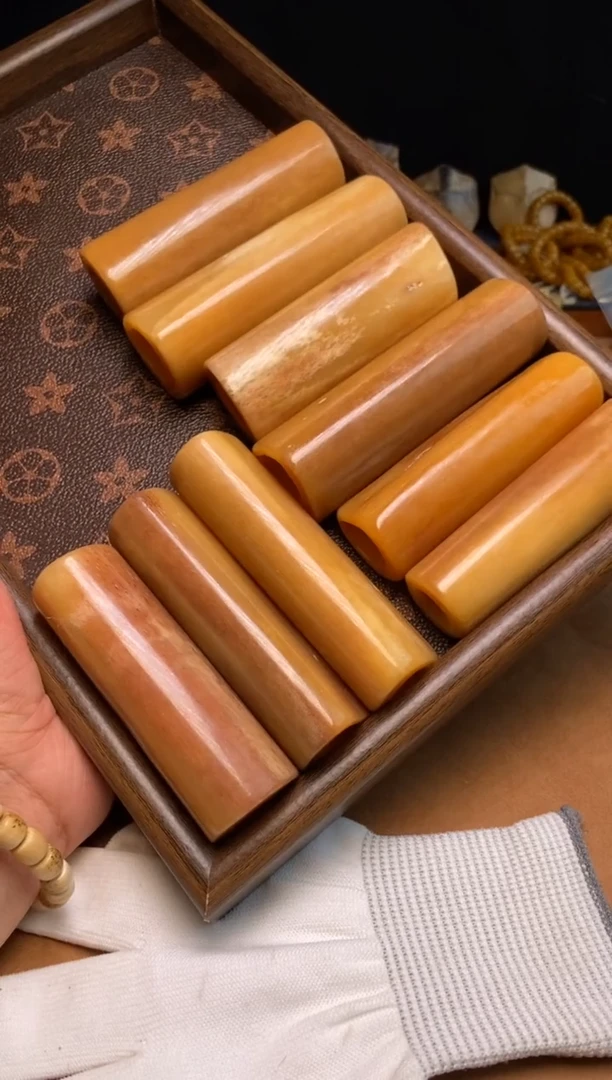 其他牛骨杂件706-马骨棒老料随机-有棕裂