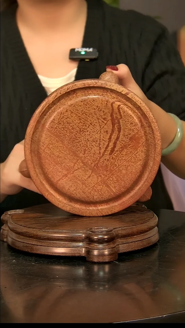青州黑山老坑精品红丝砚
