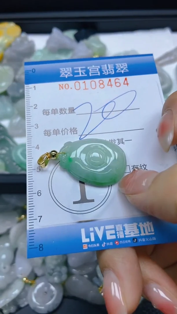 翡翠未镶嵌颈饰闪购0108464