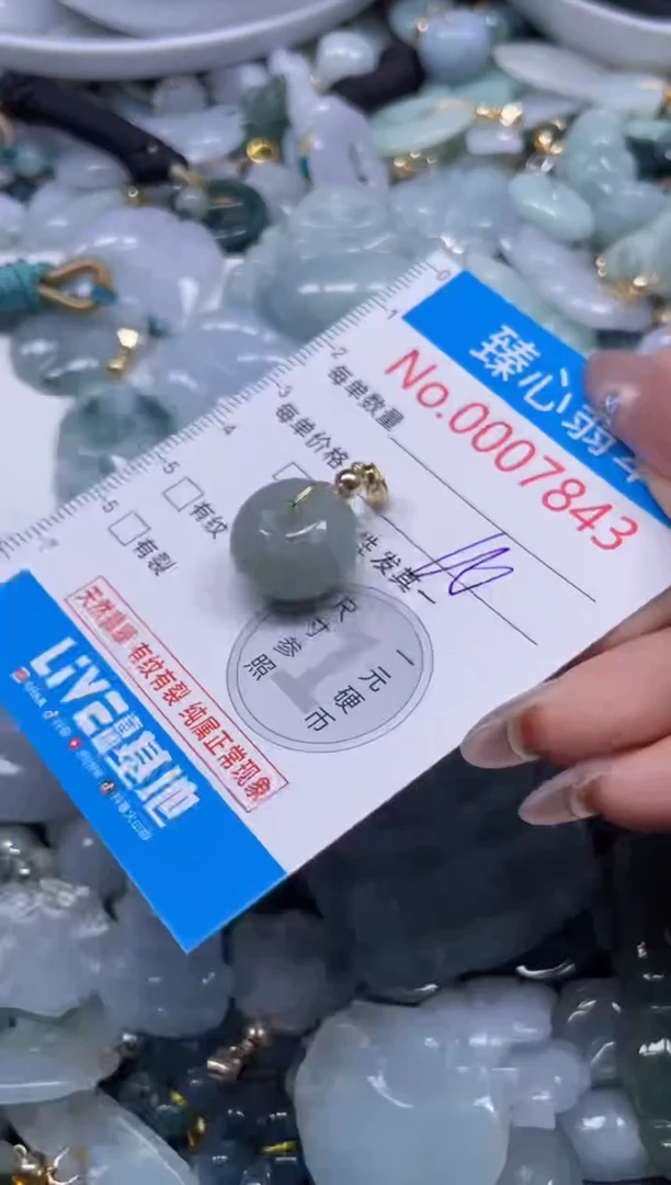 颈饰未镶嵌翡翠7843