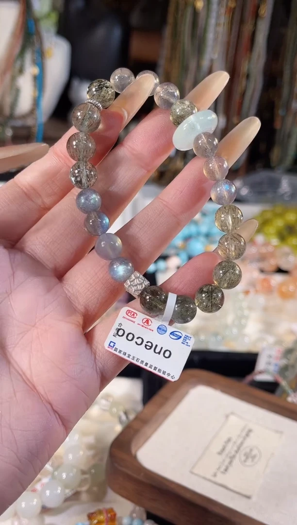 【闪购商品】拉长石手链未镶嵌多样性发货其一