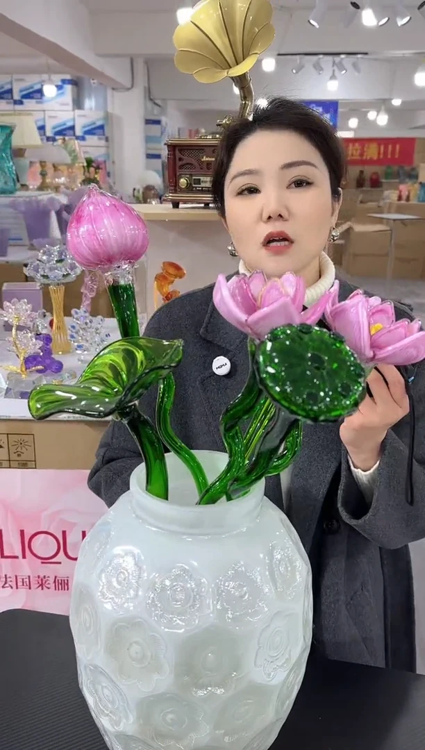 【闪购商品】琉璃椿新花器Z-38-6只