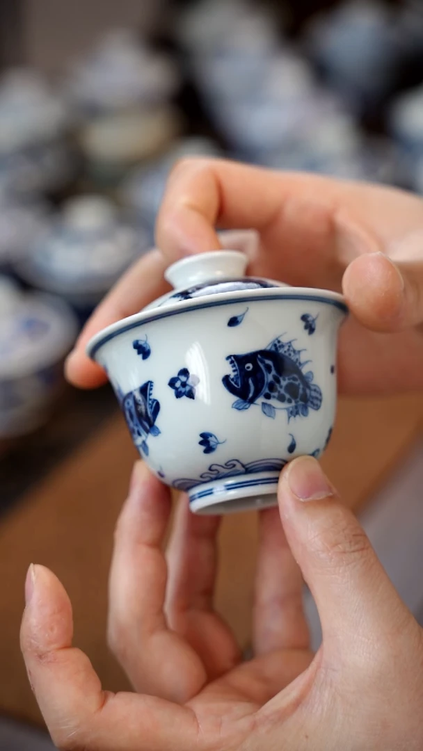 【闪购商品】120鳜鱼盖碗1111111111