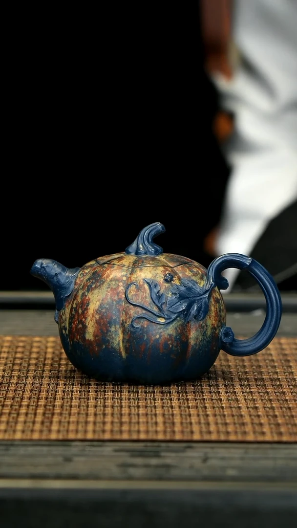 【闪购商品】紫砂茶壶YJJ57七彩南瓜 厂绿