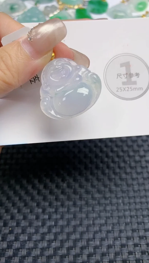 颈饰18K金镶嵌翡翠天然缅甸A货翡翠百元以上9元证书费自理