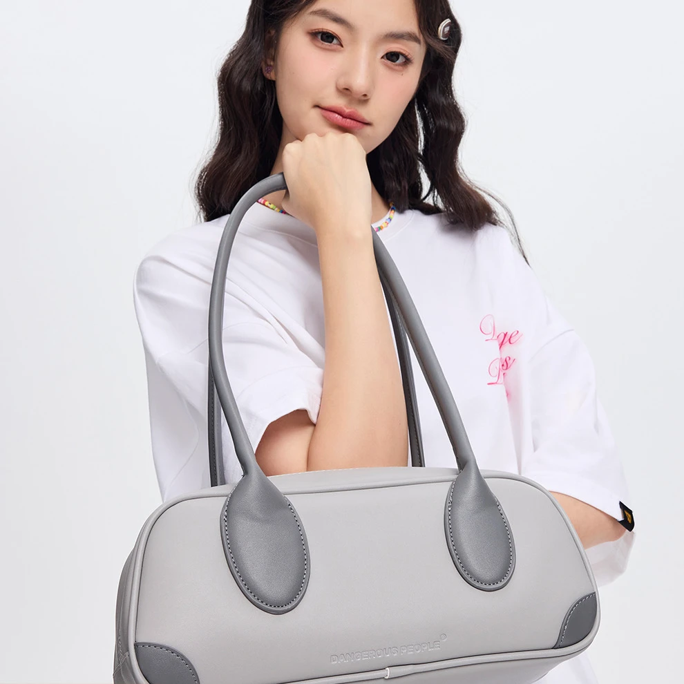 Dangerouspeople薛之谦dsp便携通勤手提波士顿休闲包单肩包斜挎包