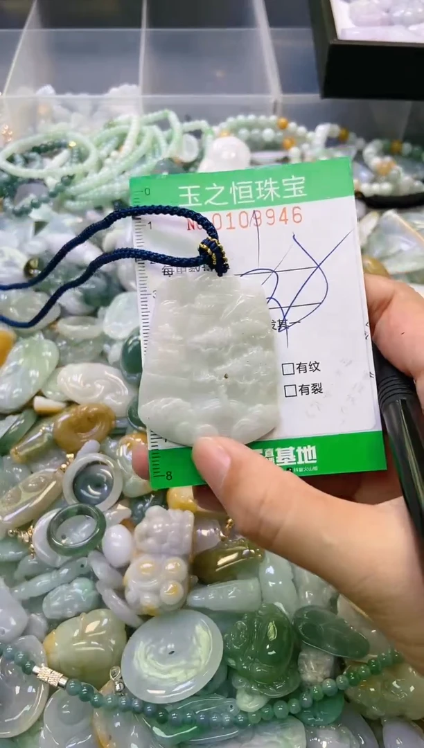 翡翠未镶嵌颈饰闪购0109946多样性发其一