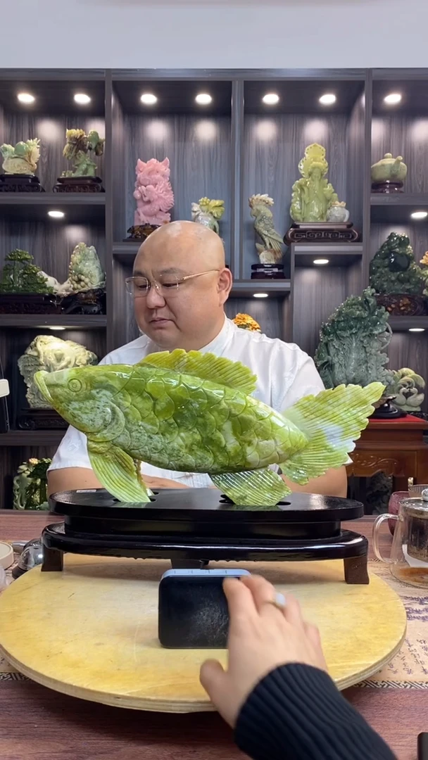 玉人* 玉岫岩料手工雕刻装饰摆件居家送礼一物一图精品摆件