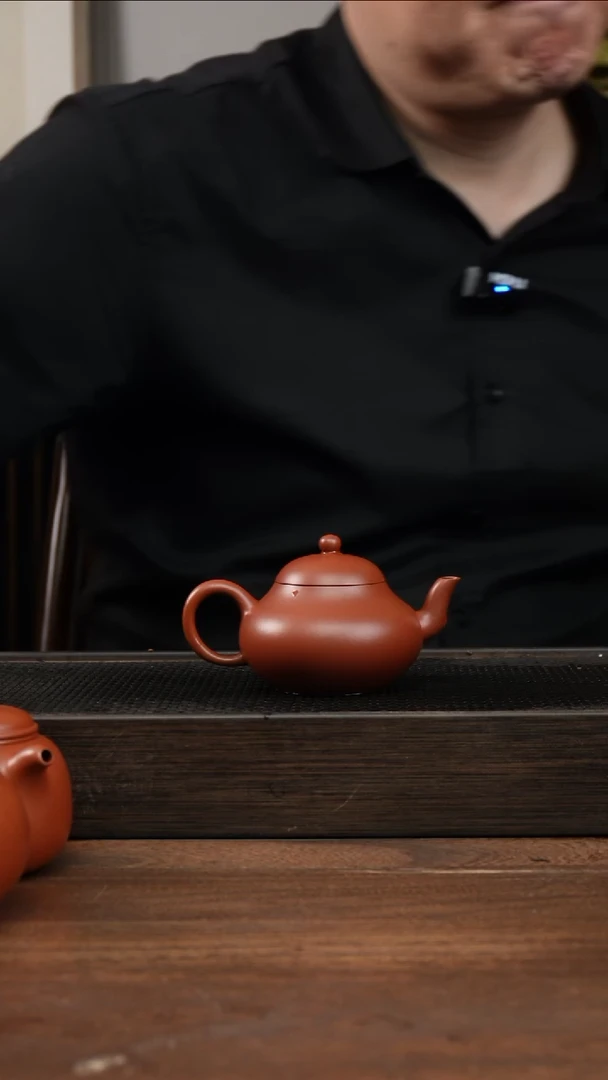 茶杯紫砂朱泥梨形       140CC