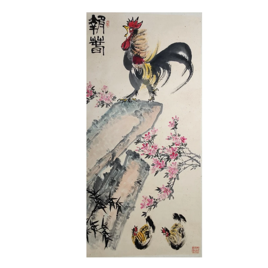 LOT.010 陈老《报春图》179*95cm 纸本设色立轴