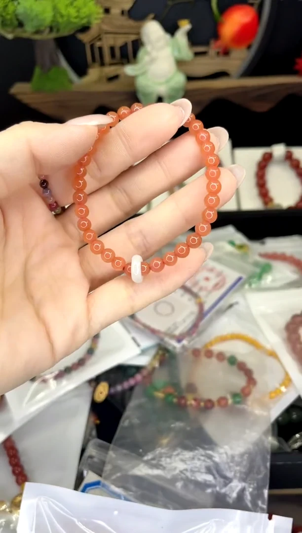 【闪购商品】南红玛瑙手链合金南红手链