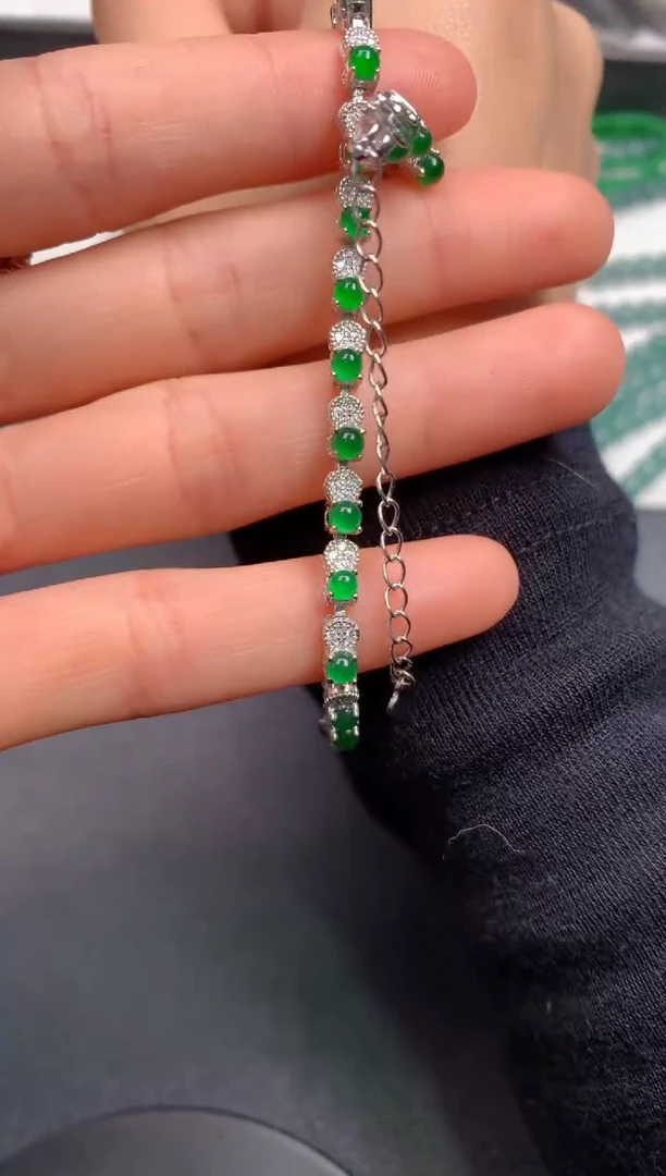 【闪购商品】翡翠颈饰银S925镶嵌0179699935