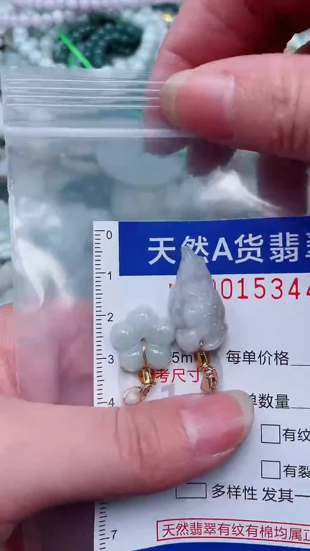 翡翠未镶嵌吊坠(赠链)1