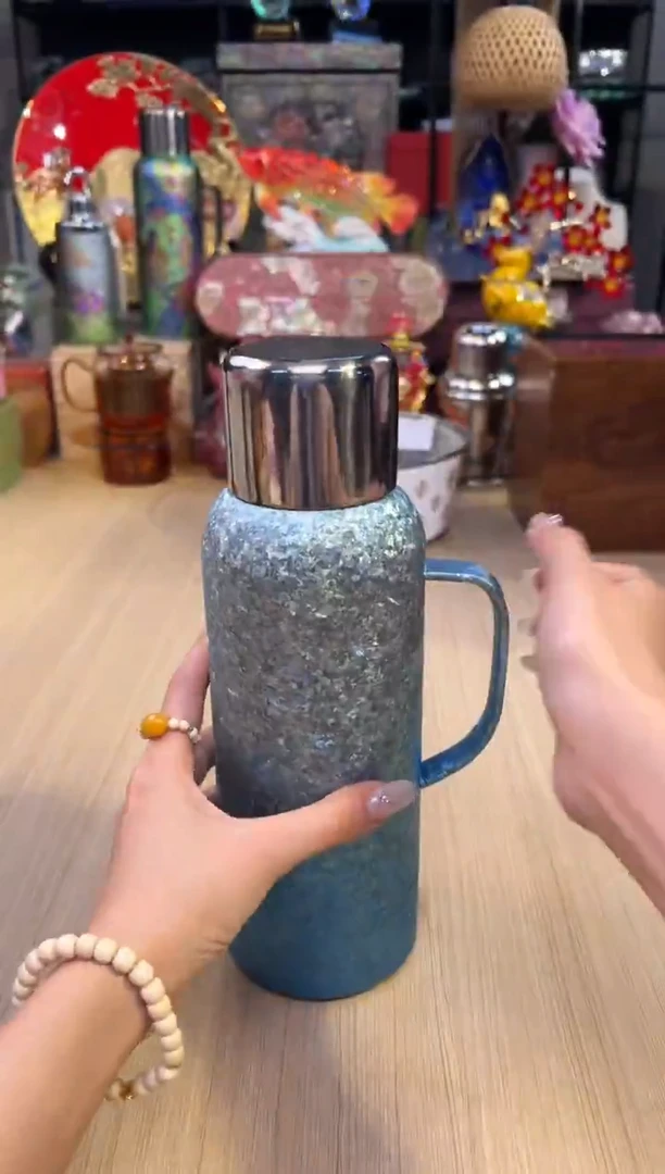 116大璐纯钛焖茶壶（渐变蓝）