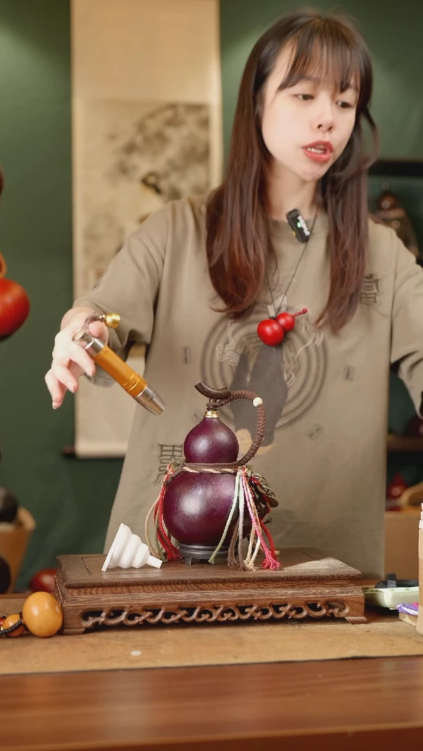 309号精品天然大漆酒葫芦一物一拍~