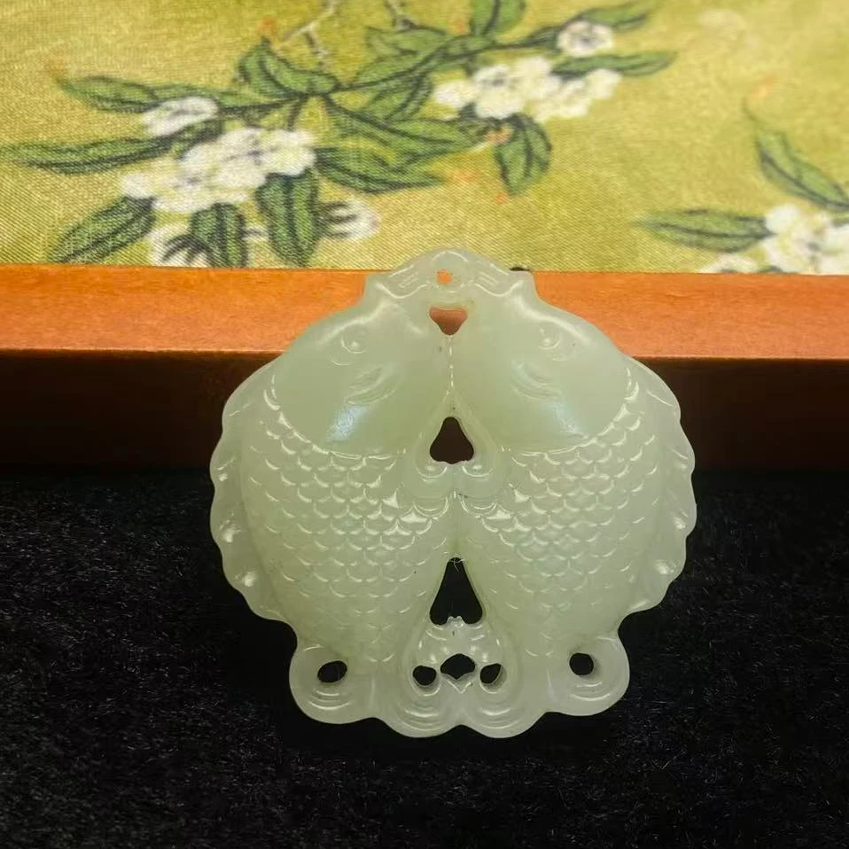 和田白玉吊坠S018