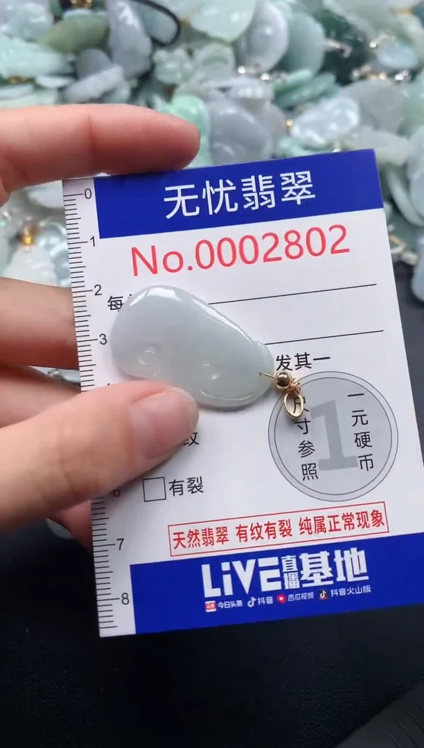 吊坠(不含链)未镶嵌翡翠2802