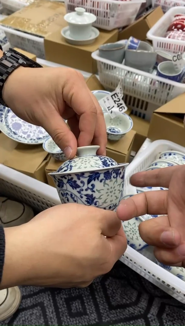 陶瓷景德陶瓷茶具容量约135