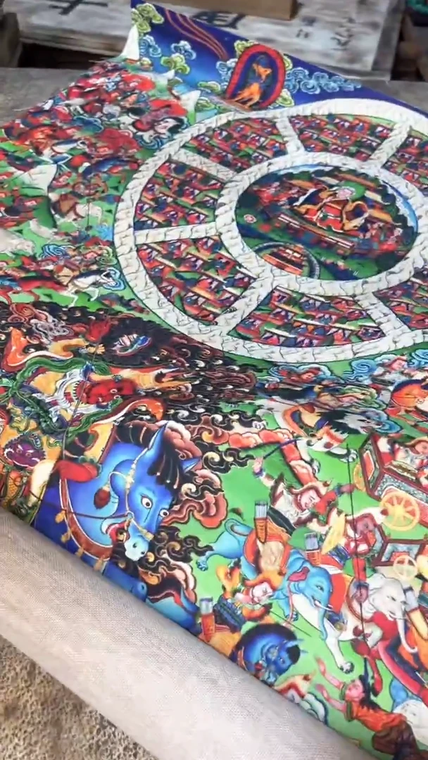 卷轴画卷轴画卷轴画玖忆唐卡TK26