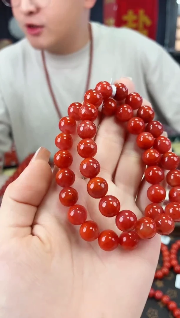 南红玛瑙瓦西手串10+未镶嵌（多样式发其一）