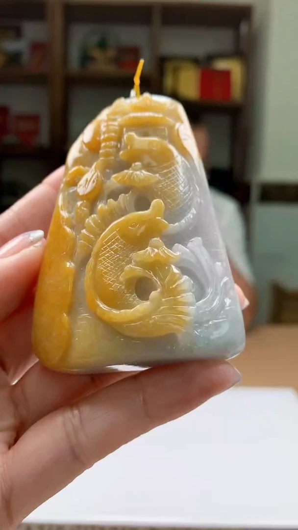 定制翡翠未镶嵌1105jj-毛货挂件10