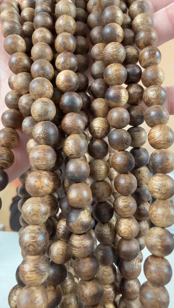 沉香沉香碎屑049沉香圆珠多圈卡8/19克多样性发其一