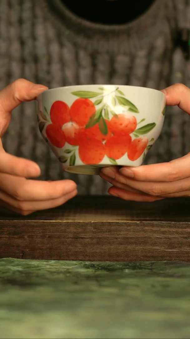 瓷器青诗集手工手绘瓷器