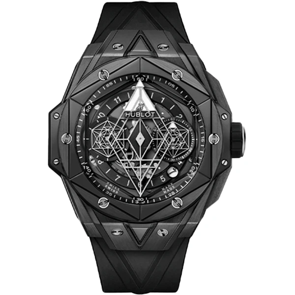 99新 Hublot/宇舶表 老佛爷/宇舶418/自动机械/22年电子全套/45mm