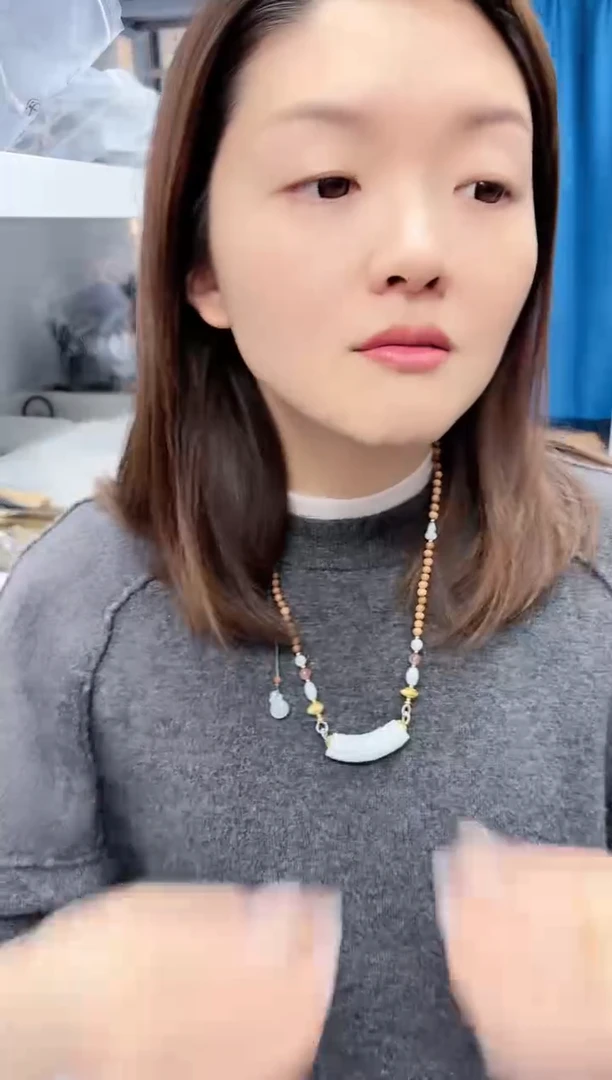 【闪购商品】檀香木吊坠合金老山DIY翡翠毛衣链