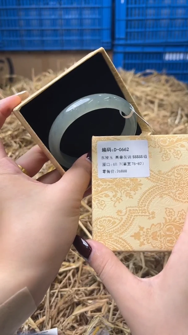 未镶嵌手镯石英质玉D-0662