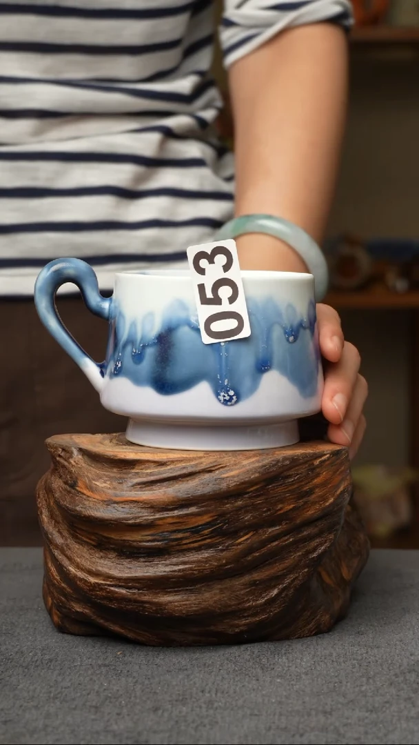 杯子053景德镇手创颜色釉杯（食品级）微瑕