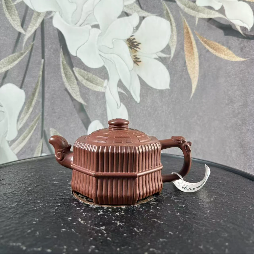 096号 xz 0520025155 龙头八卦一捆竹 紫泥 330cc