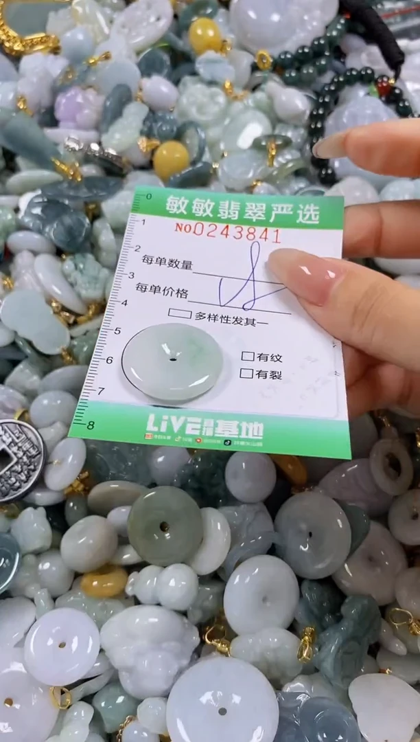 翡翠未镶嵌颈饰闪购0243841