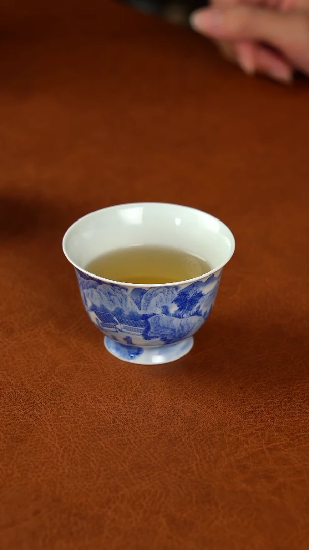 杯子兴怀堂手绘柴窑